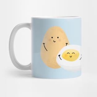 Cute Little Happy Boiled Eggs Mug